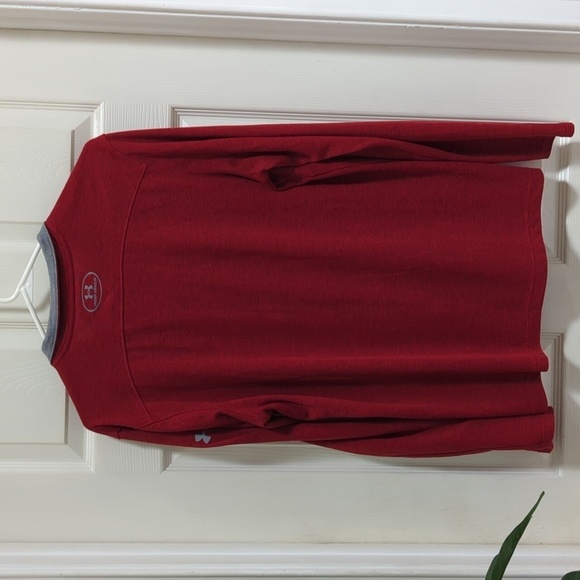 Under Armour Men's Loose Long Sleeve Polo w/1/4 Zip Size Medium - Picture 7 of 7